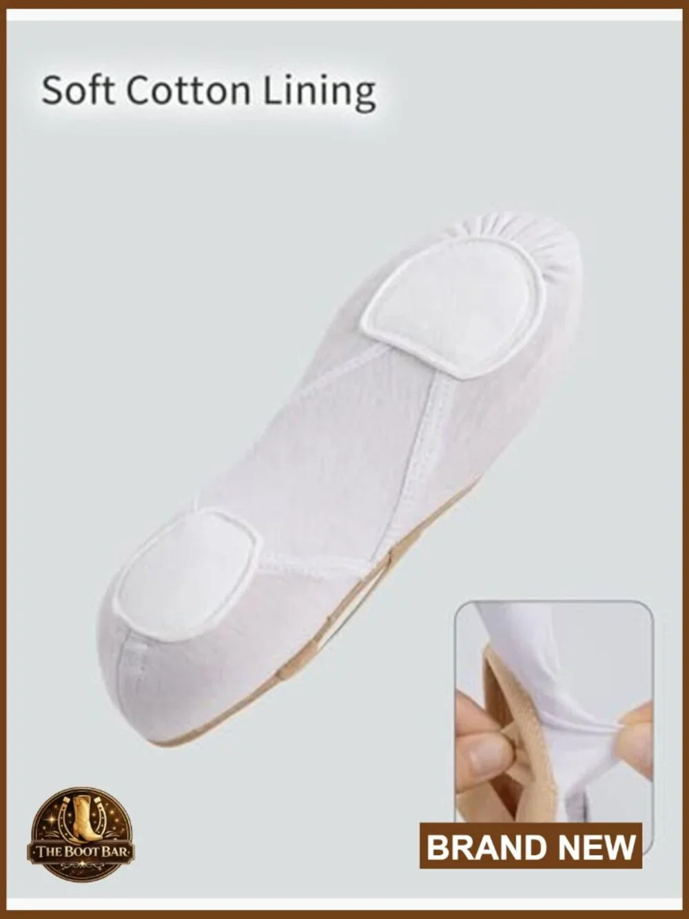 Split Sole Ballet Flats, Stretchy Suede Leather, Size 4-8.5, Dance Yoga